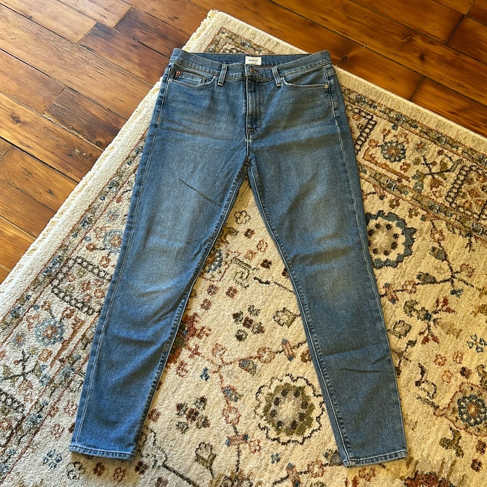 Médium wash Hudson skinny jeans